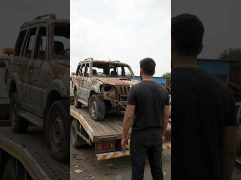 | Aaj Kiya Purani Scorpio Ka Restoration 🚘⚒️ | #shorts
