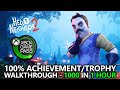 Hello Neighbor 2 - 100% Achievement/Trophy Walkthrough (Xbox Game Pass) - 1000 Gamerscore in 1 Hour