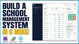 Build a Complete School Management System in 6 Minutes Claude Opus 4.7