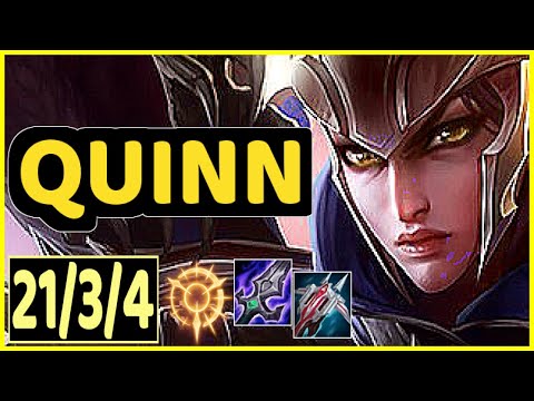 QUINN VS GANGPLANK - 21/3/4 KDA TOP GAMEPLAY