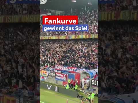 Muttenzerkurve wins the penalty shootout #FcBasel #groundhopping #ultras