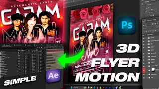 Download lagu TUTORIAL 3D FLYER MOTION | PHOTOSHOP & AFTER EFFECT [ BAHASA INDONESIA ] #photoshop #aftereffects mp3
