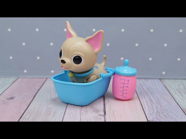 Игрушка Lanson Toys щенок интерактивный с корзинкой и бутылочкой для кормления  - видео