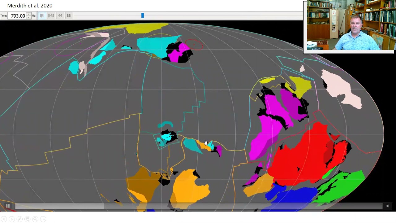 Alan Collins 'A late Tonian plate reorganization revealed by full-plate Proterozoic reconstruction'