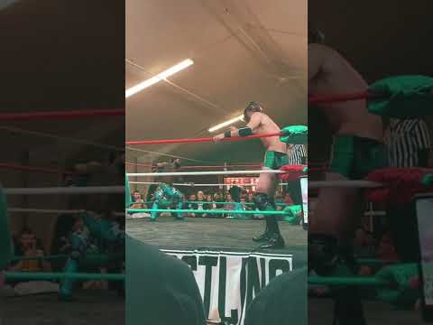 Alec Price running knee! (Limitless Wrestling) #shorts