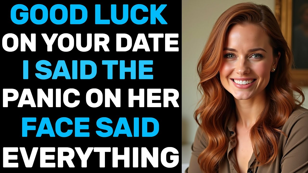“Good Luck On Your Date,” I Said. The Panic On Her Face Said Everything