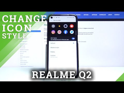 How to Change Icon Shape on REALME Q2 – Customize Shortcuts