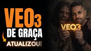 😱VÍDEOS GRÁTIS com Veo 3: Como Criar Vídeos Para Monetizar Canal Dark