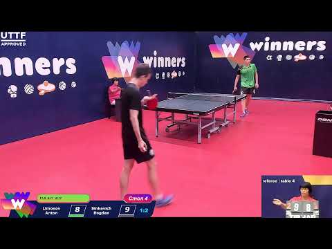 Limonov Anton - Sinkevich Bogdan Winners Table Tennis League 13:30 01.09.2020