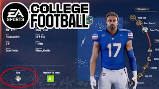 How to Use Elite Development Trait to get Up to 99 Overall in College Football 25