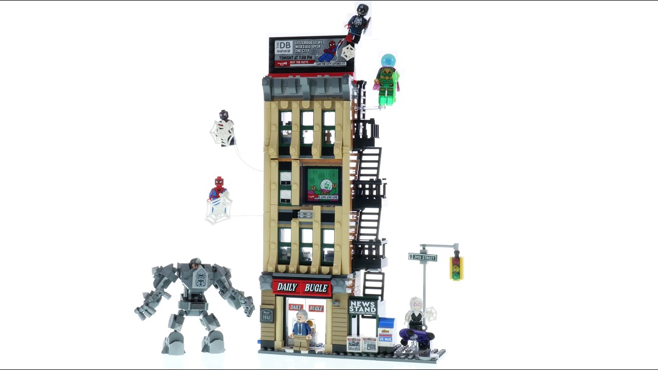 LEGO Marvel - Spider-Man vs. Mysterio: Daily Bugle: Mysteriózny Spider-Man: Mysteriózny Spider-Man: Denný hlásič