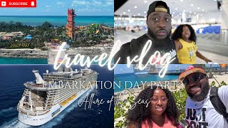 ALLURE OF THE SEAS EMBARKATION DAY PART 1! @RoyalCaribbean 