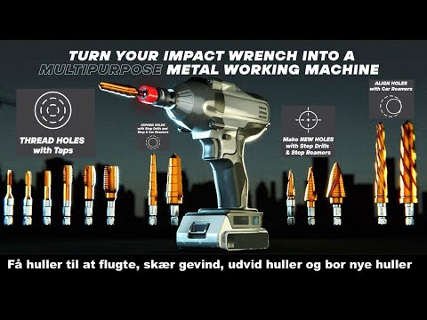 SiteH3ro fra Rotabroach - Bor, oprøm, lav gevind og få huller til at flugte med til slagnøglen.