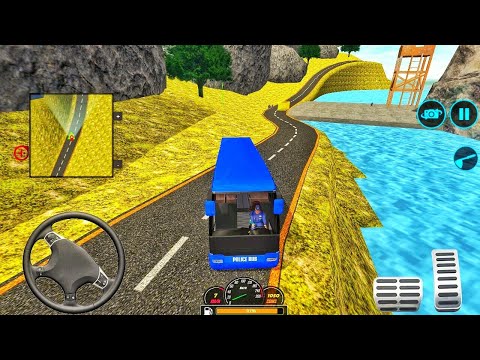 Us Police Coach Bus Driving Simulator – Offroad Police Soldier Transporter Bus - Android Games #pkhq