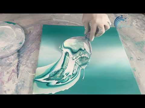 557. Sheleeart - Acrylic Fluid Art - Bloom Transfer