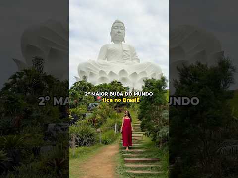 O MAIOR BUDA do OCIDENTE fica no ESPÍRITO SANTO 😱🇧🇷 #buda #ibiraçu #espiritosanto