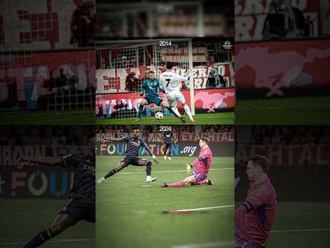 Vini Jr Recreated Ronaldo's Goal Against Bayern #shorts #ronaldo #vinicius #shortsvideo