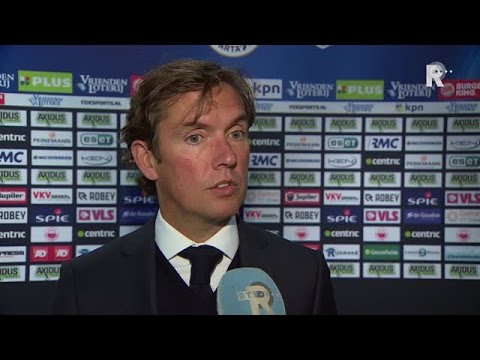 Alex Pastoor na afloop van Sparta - Willem II