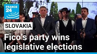 Populist, pro-Russia Robert Fico’s party wins Slovakia’s legislative elections • FRANCE 24