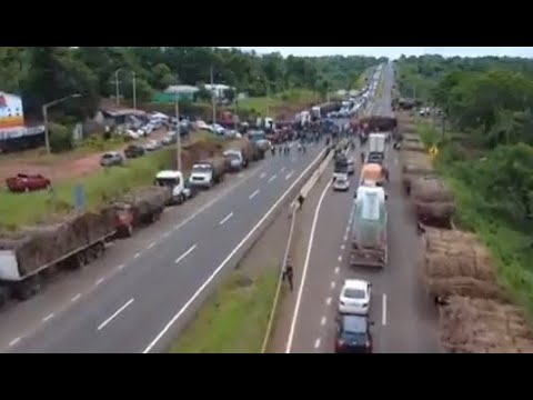 Cañicultores intensifican protestas con cortes de ruta en Guairá