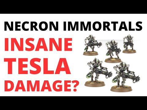 So Necron Immortals can do Some CRAZY Damage! Codex Necrons Unit Review