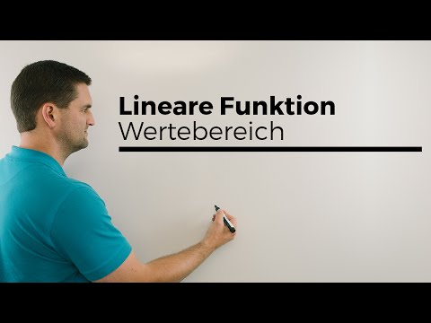 Lineare Funktion, Wertetabelle, Zeichnung, Definitionsbereich, Wertebereich 2 | Mathe by Daniel Jung