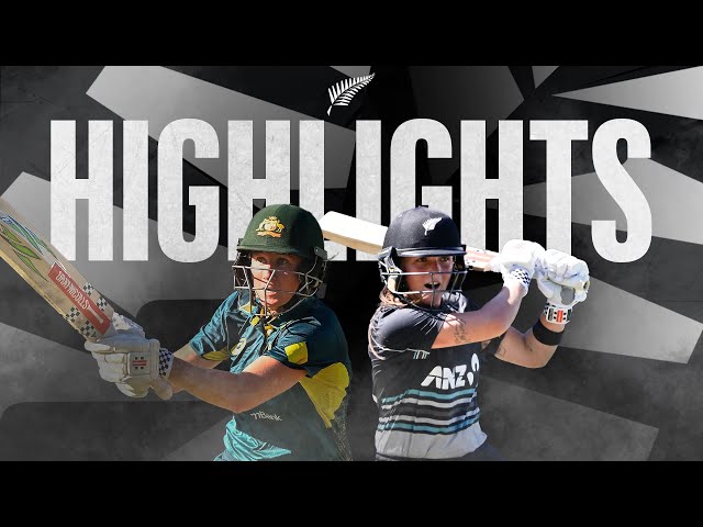 Kerr Half Century And Mooney Masterclass | Highlights | New Zealand Women v Australia | 1st T20 Kerr Half Century And Mooney Masterclass | Highlights | New Zealand Women v Australia | 1st T20