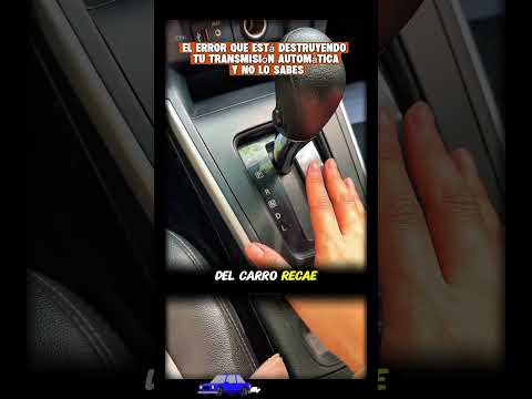 El error que está destruyendo tu transmisión automática y no lo sabes