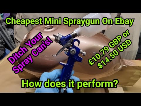 Cheapest Mini Spray Gun On Ebay! , Can it do a good job?
