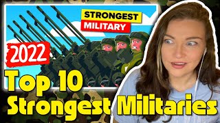 New Zealand Girl Reacts to TOP 10 Most Powerful Military in 2022 Ranked
