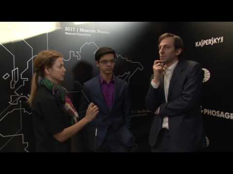 Day 9 Interview with GM Anish Giri and GM Alexander Grischuk