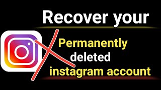 recover deleted instagram account