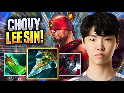 CHOVY TRIES NEW LEE SIN BUILD! - GEN Chovy Plays Lee Sin MID vs Zed! | Preseason 2023