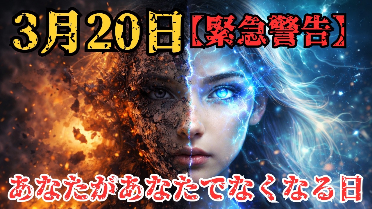 【緊急警告！3月20日】伝説の予言者からの警告！あなたがあなたでなくなる日《都市伝説 予言》