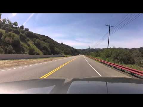 Riding with a GoPro Hero 2   Topanga Canyon, CA