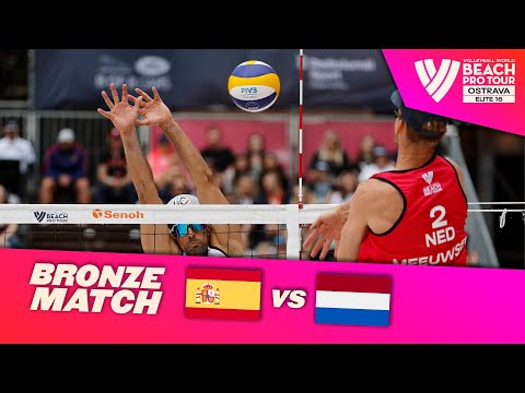 Herrera/Gavira vs. Brouwer/Meeuwsen - Bronze Highlights Ostrava 2022 #BeachProTour