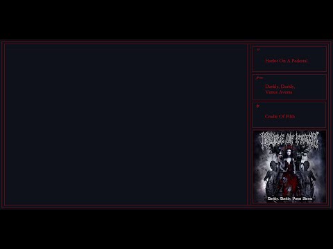 Harlot on a Pedestal - Cradle of Filth