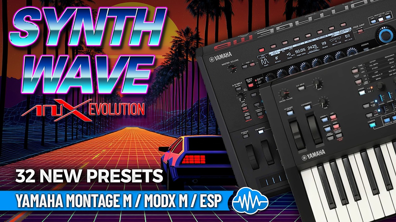 DRS094 - Synthwave AN-X Evolution - Premium Sound Library - Yamaha MODX M / ESP Plugin ( 32 Presets ) - Video Preview 1