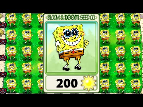 Plants vs Zombies Mod Spongebob All Zombies 2 vs Repeater Spongebob