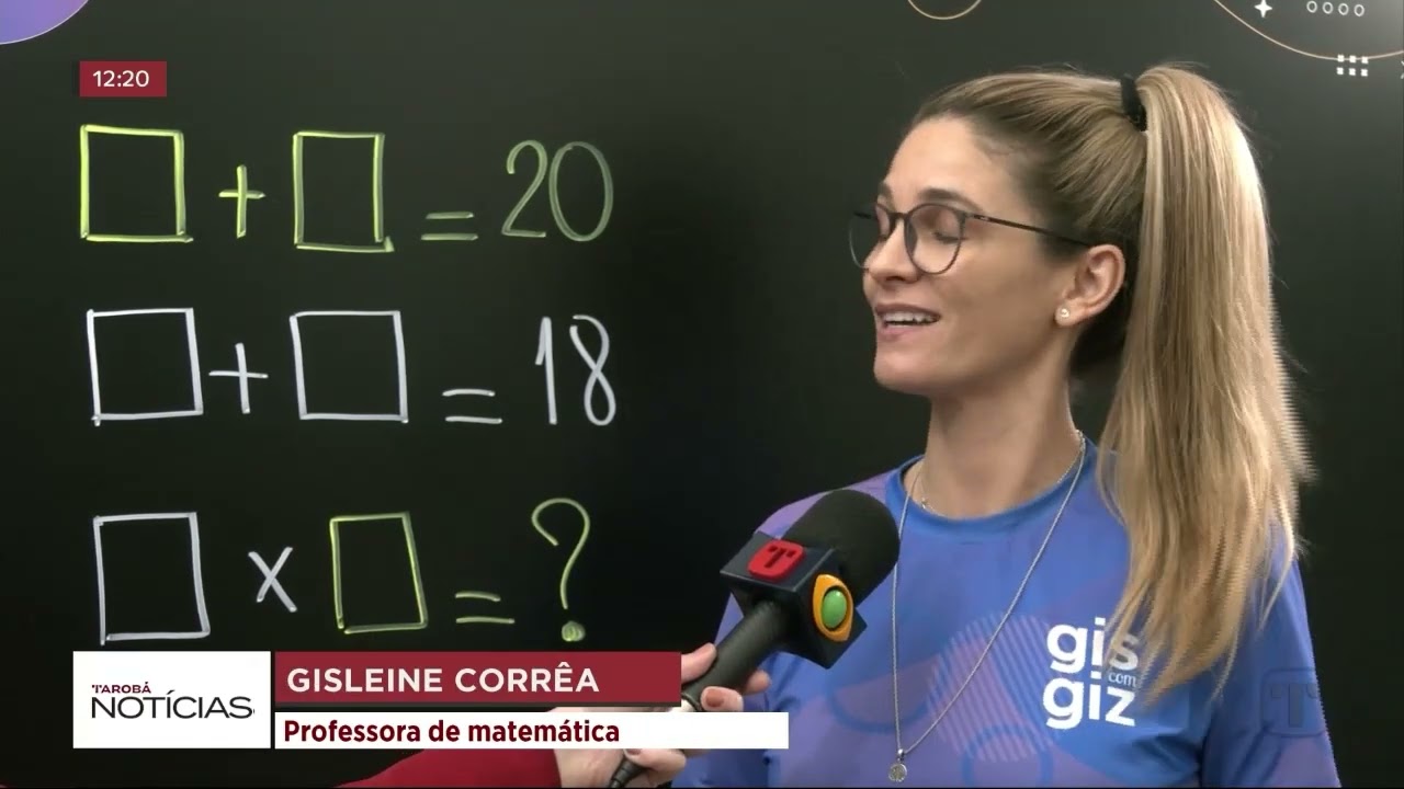 20-09-24 Professora de matemática viraliza nas redes sociais com forma diferente de ensinar