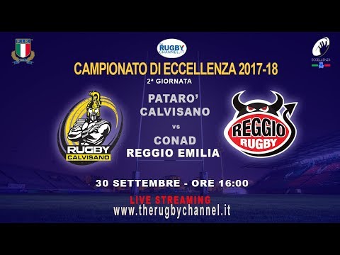 Patarò Calvisano v Conad Reggio - Campionato Italiano Rugby d'Eccellenza 2017/18
