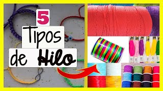 Cuál es el MEJOR HILO 🧵🧶 para hacer PULSERAS 😎