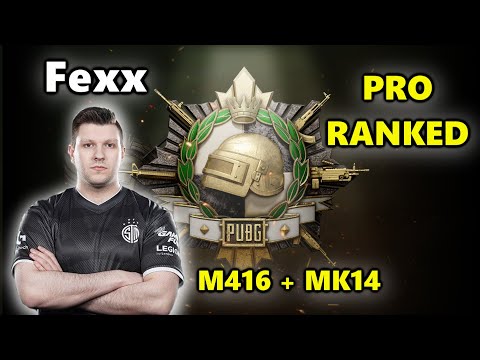 PUBG RANKED - TSM Fexx - M416 + MK14 - PRO SQUAD