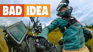 I should NOT have ridden my Motorcycle into a Marsh. 🇨🇦 | Ep 36