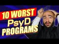 10 Worst PsyD Programs In Clinical Psychology || The Worst PsyD Programs