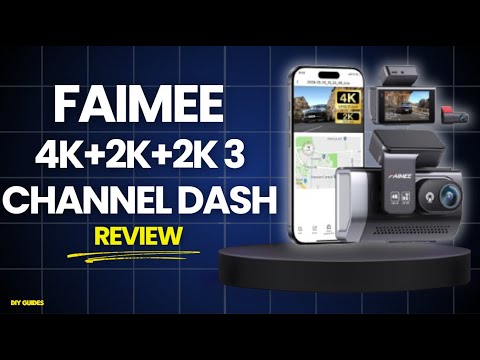 4K+2K+2K 3 Channel Dash Cam Front and Rear, 128GB Card Included, Dash Camera for Cars 5.8G/2.4G Dual Wifi, Built-in GPS, Night Vision, WDR, 170°Wide Angle, G-Sensor Emergency Lock, 24H Parking Monitor video review thumbnail