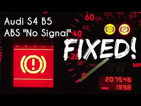 Audi S4 B5 ABS Control Module Replacement