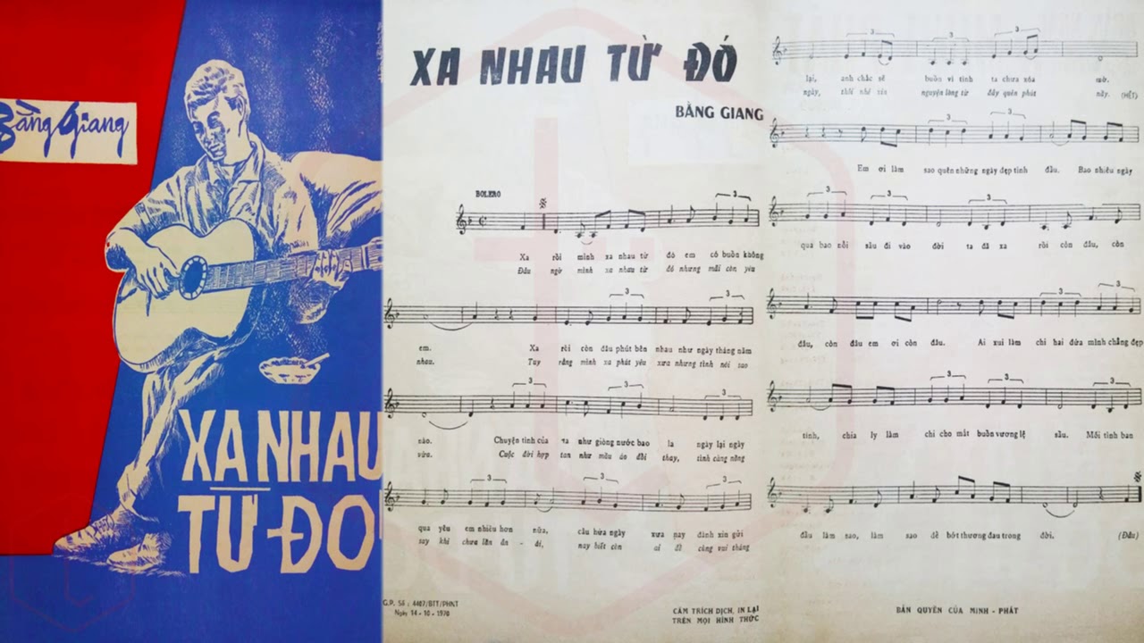 Tờ Nhạc Xưa Trước 1975