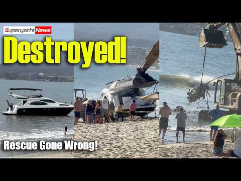 Yacht Grounds in Tact, Destroyed During "Rescue" | SY News Ep571