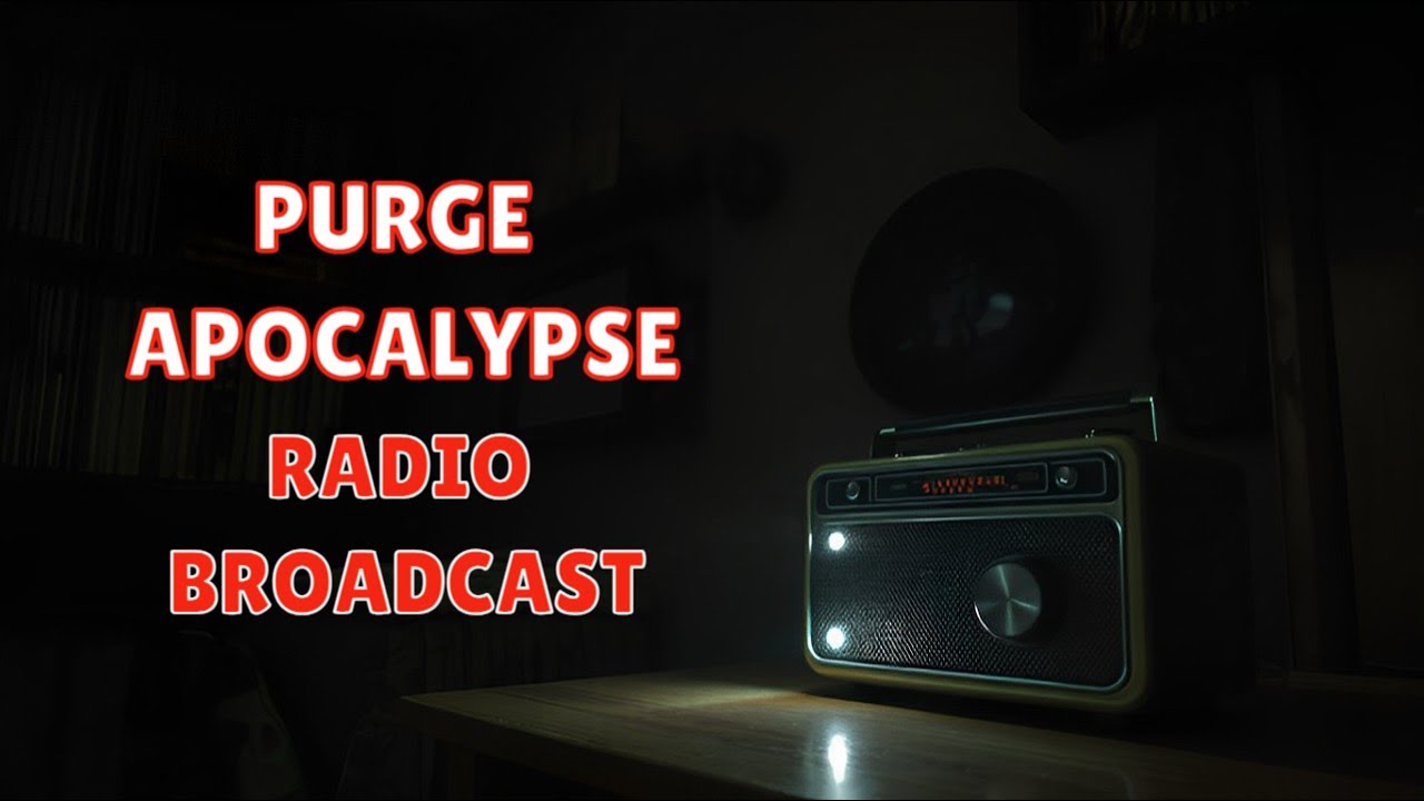 You're listening to the radio... during a purge apocalypse